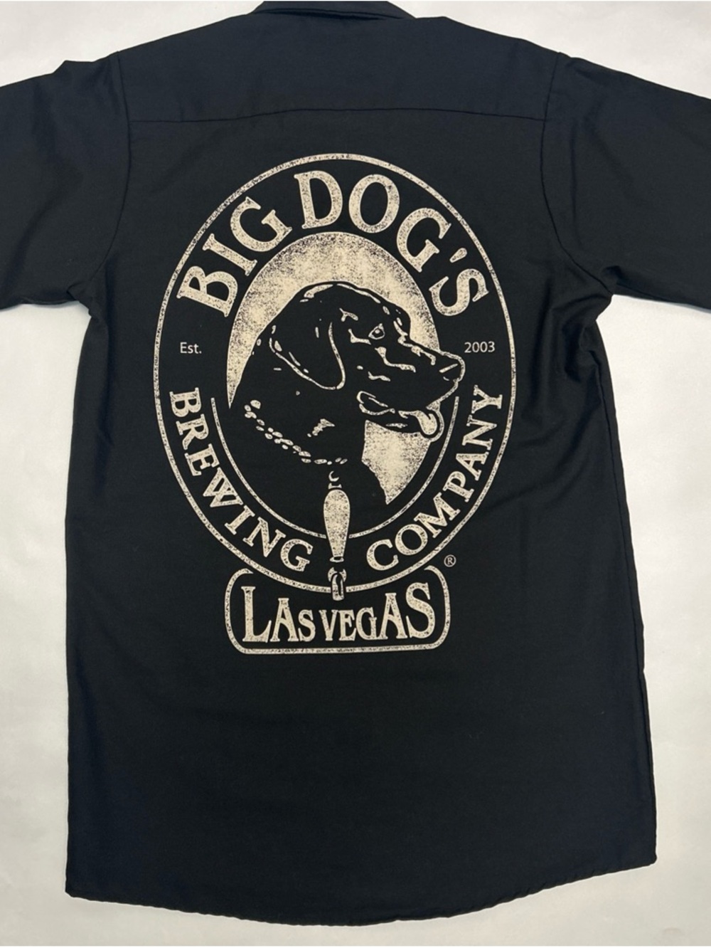 Work Shirt Sz SmallBig Dog's Brewing Company local brewery and brewpub Las Vegas